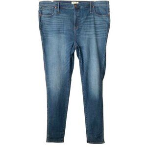 Madewell Blue 10” High-Rise Skinny Taller Plus Jeans 37TL